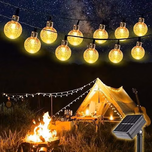 Łańcuch świetlny solarny LED 10 m 40 diod wodoodporny ogród