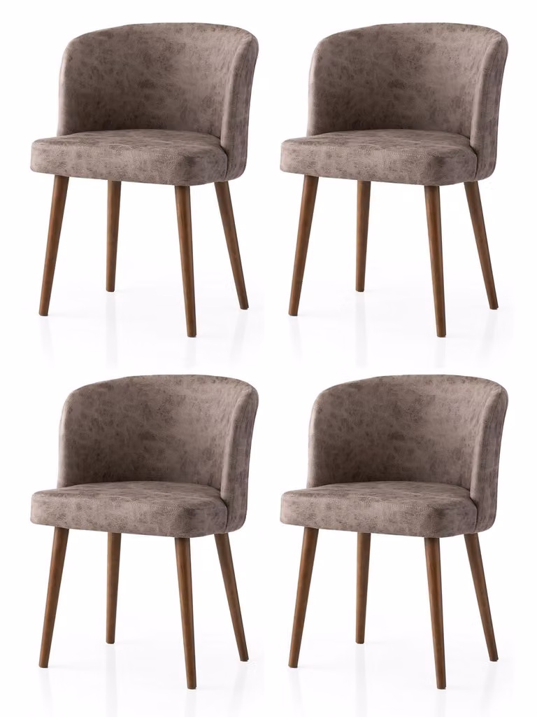 Skye Decor, Zen - 4204 V4, czarny, zestaw krzeseł (4 sztuki), 57 x 81 x 57 cm, 100% ŻELAZO