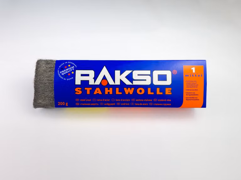 RAKSO, wełna stalowa, opakowanie 200 g, sort 1