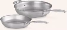 Le Creuset Zestaw 2 Patelni 3-Ply silber