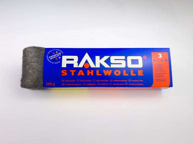 RAKSO, wełna stalowa, opakowanie 200 g, rodzaj 3