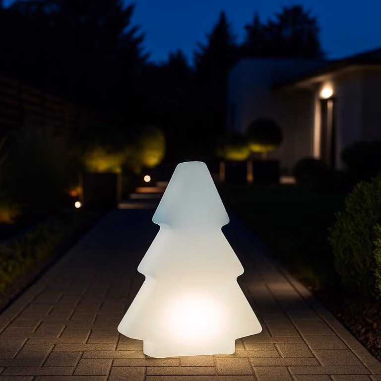 Choinka LED Podświetlana 50 cm LED Różne Kolory Pilot Zdalnego Sterowania Na Prąd Dekoracja Boże Narodzenie