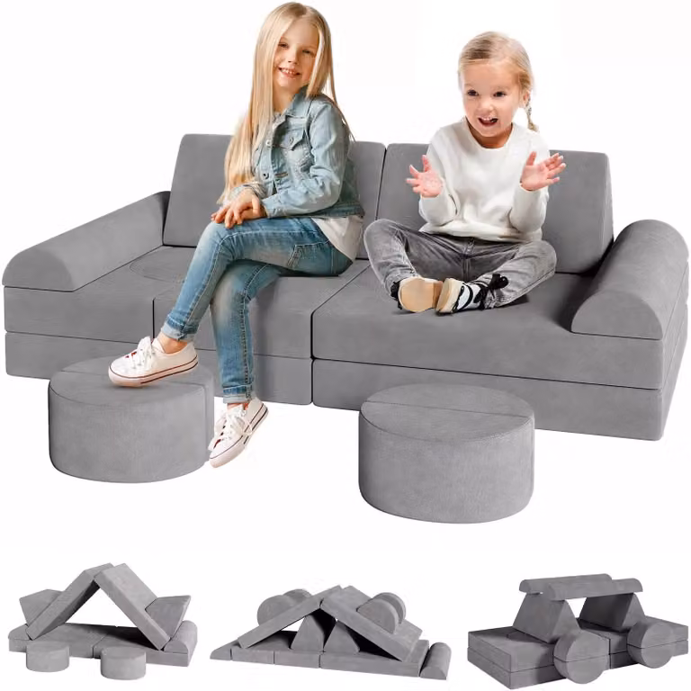 Zetel – Krzesło dla dzieci – Siedzenie dla dzieci – Puf – Ławka – Modułowy – Siedzisko modułowe – Meble do zabawy