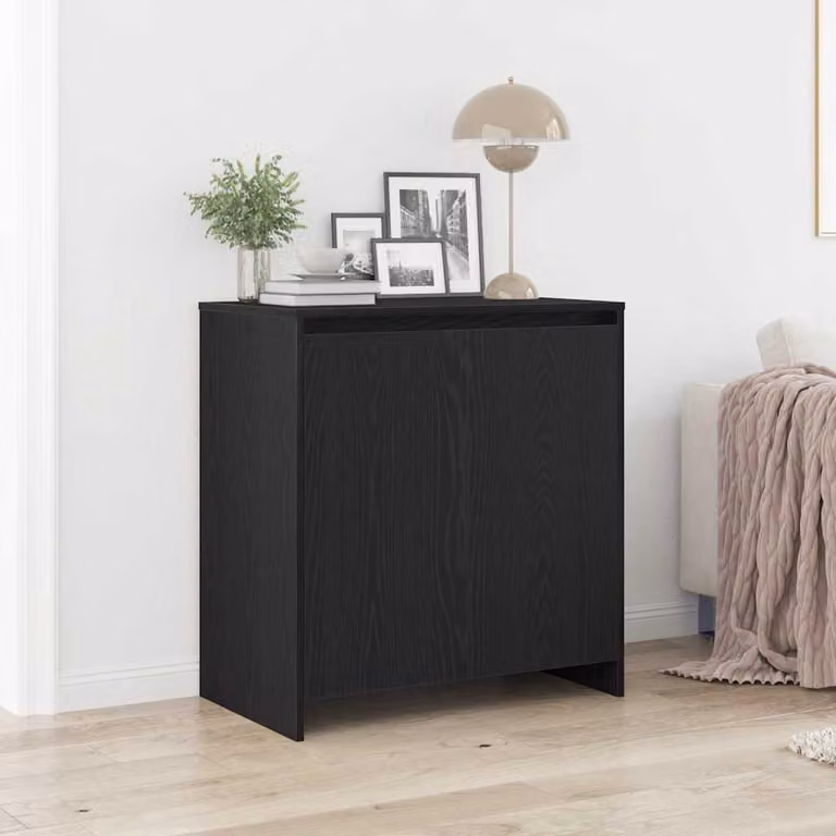 vidaXL Kredens czarny dąb 70 x 41 x 75 cm materiał drewnopochodny