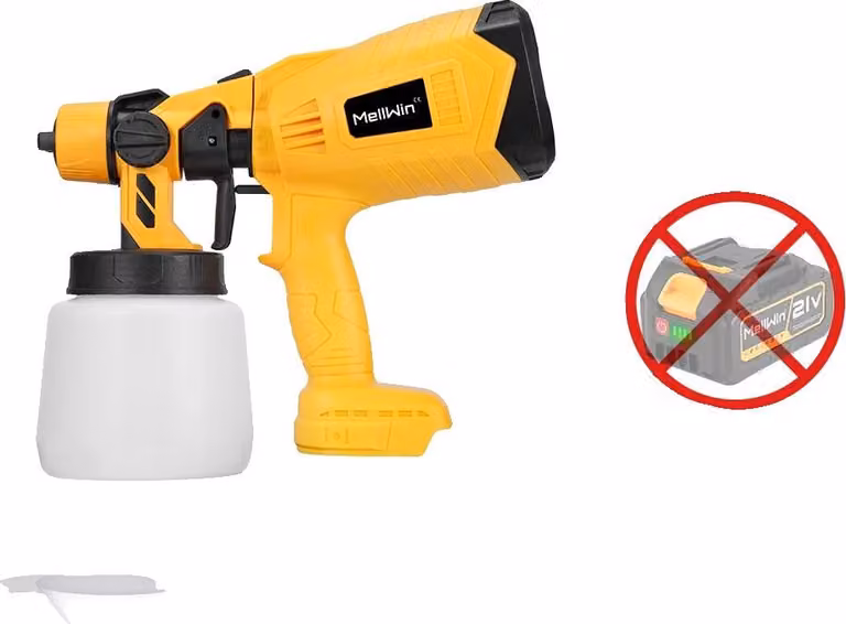 Pistolet lakierniczy, wysoka wydajność, wszechstronne zastosowania, BEZ akumulatora