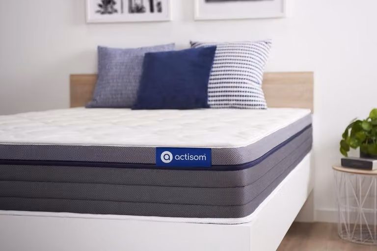 Materac Actilatex zen 105x190cm, lateks i pianka memory, poziom twardości 2, wysokość :26 cm, 7 stref komfortu