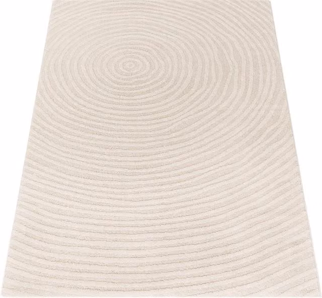 Nowoczesny dywan Aurora beige o wzorze geometrycznym, S/G/W: 120 x 160 x 1,2 cm