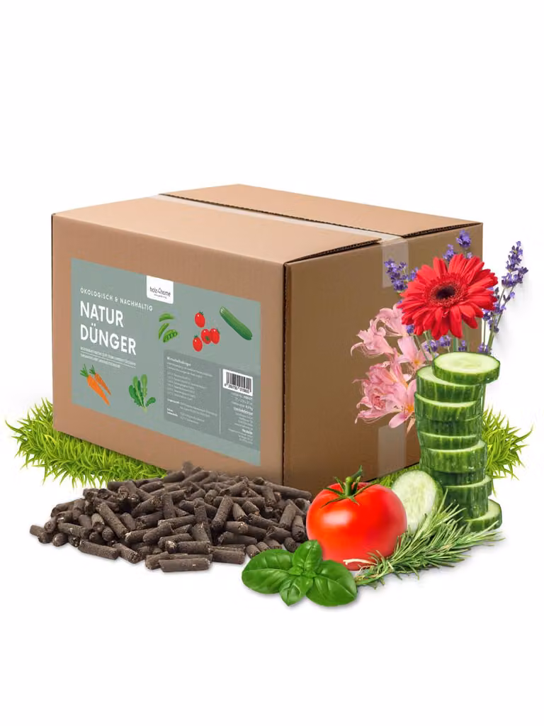 holz4home® Naturalny nawóz 4,2 kg - Nawóz do roślin o uniwersalnym zastosowaniu I Zrównoważony nawóz o spowolnionym uwalnianiu do warzyw I Nawóz do kwiatów Nawóz do doniczek Nawóz uniwersalny