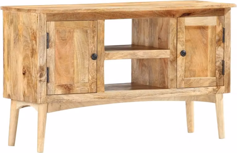 Szafka, 100 x 35 x 60 cm, lite drewno mango