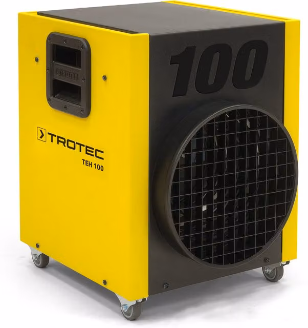 Elektryczny nagrzewacz stojący Trotec TEH 100 w kolorze żółtym
