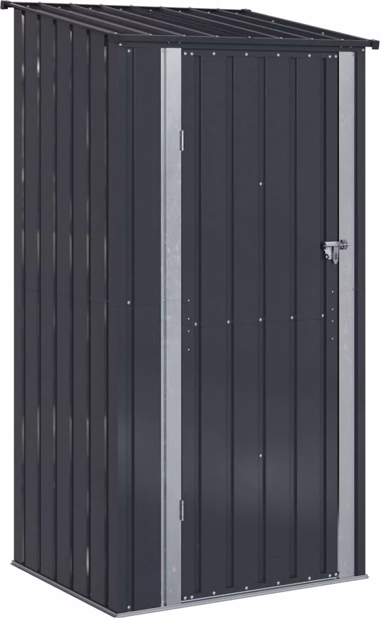 vidaXL Altana ogrodowa antracytowa 103 x 86 x 200 cm metalowa