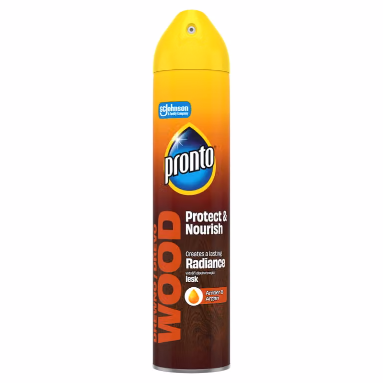 Nawilżający olejek do mebli drewnianych Pronto Wood Protect & Nourish, 250 ml