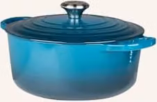 Brytfanna Le Creuset Signature wykonana z emaliowanego żeliwa w kolorze zielonym o średnicy 26 cm