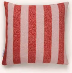 Maison Deux Dekoracyjna Poszewka Na Poduszkę Candy Wrap w kolorze różowym z wełny, 50 x 50 cm