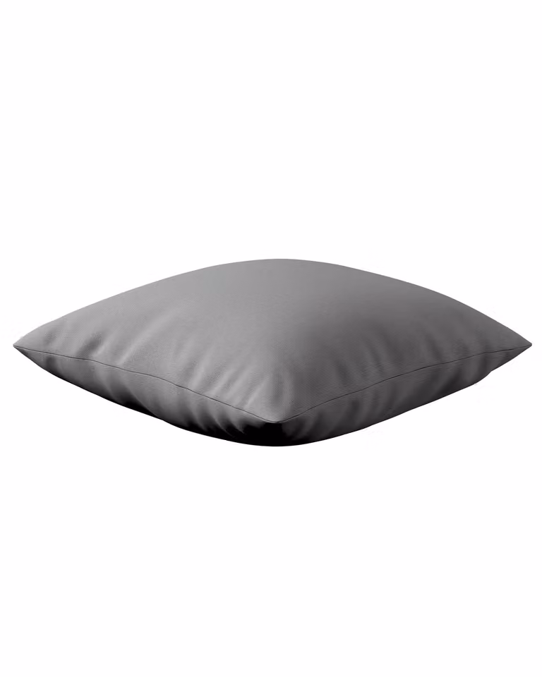 Szara poszewka dziecięca Milly Yellowtipi o kwadratowym kształcie