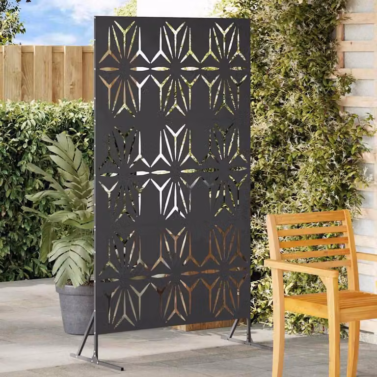 Maison Exclusive – osłona zapewniająca prywatność 100 x 50 x 180 cm, stal, kolor czarny
