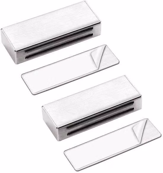 Magnet drzwiowy, potężny, samoprzylepny, 2 części, magnetyczne zamki drzwiowe, bez śrub, bez wiertła, do szafy kuchennej, magnes, meble, 12 kg, magnetyczne zamknięcie, do szuflady szafki